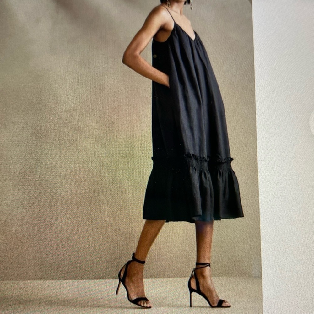 Banana Republic Black Midi Dress